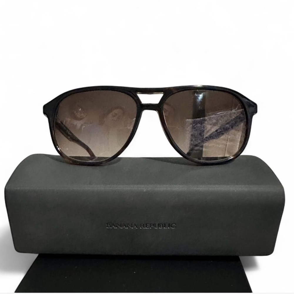 Banana Republic Dark Aviator Sunglasses